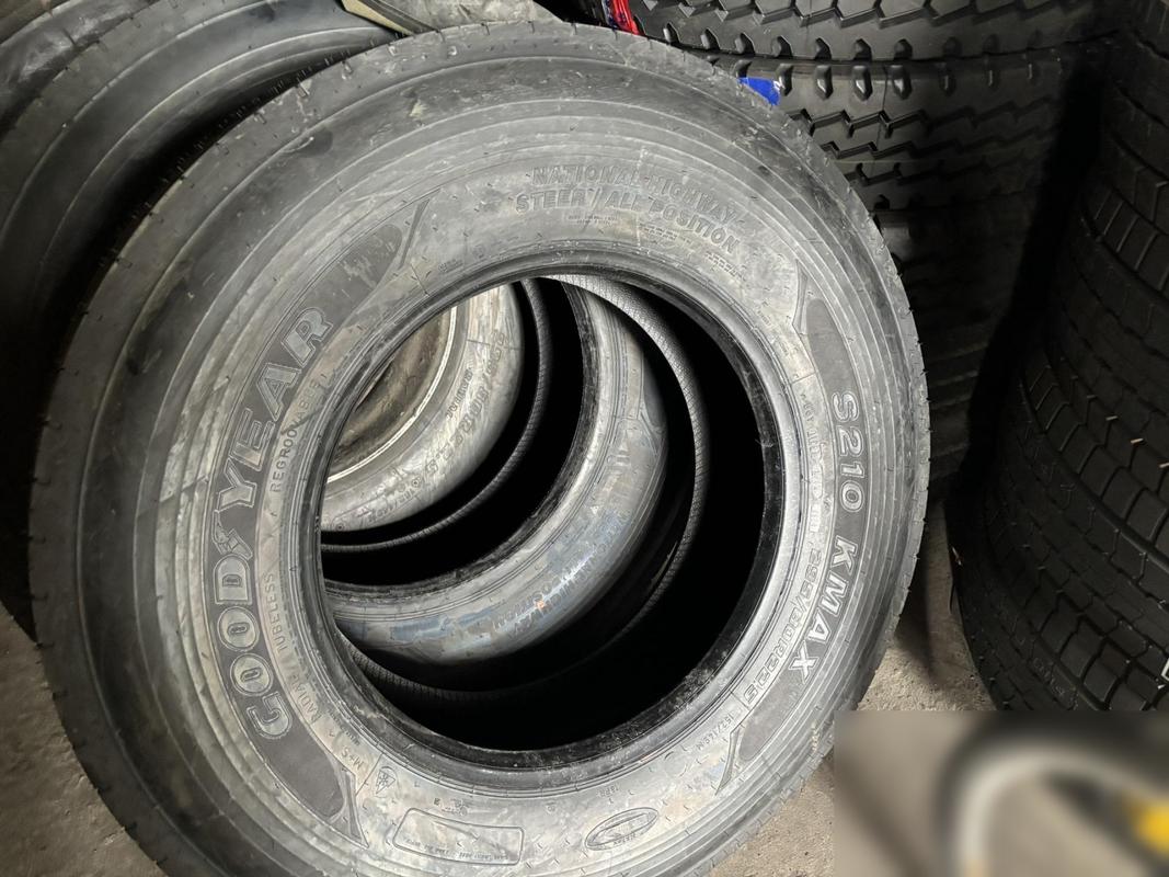 HOWO truck tire assembly front view