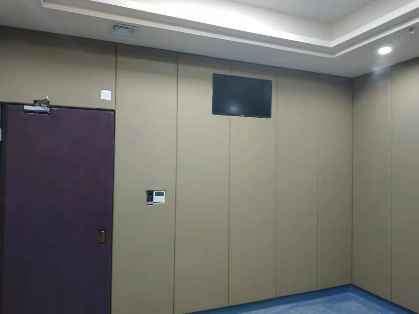 自带阻燃的sd系列皮革软包吸音板