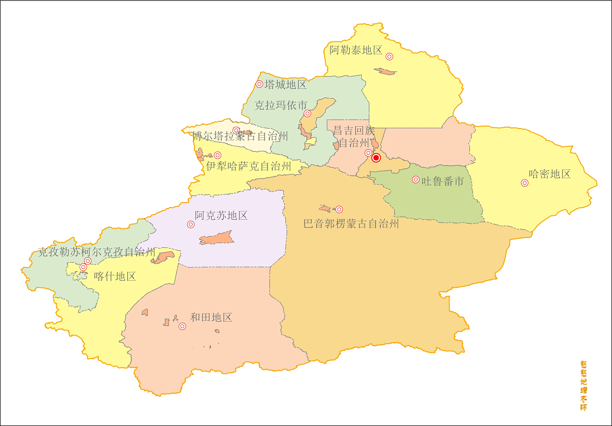 「中国地理」高中地理老师带你,5分钟了解新疆地形地貌气候水文