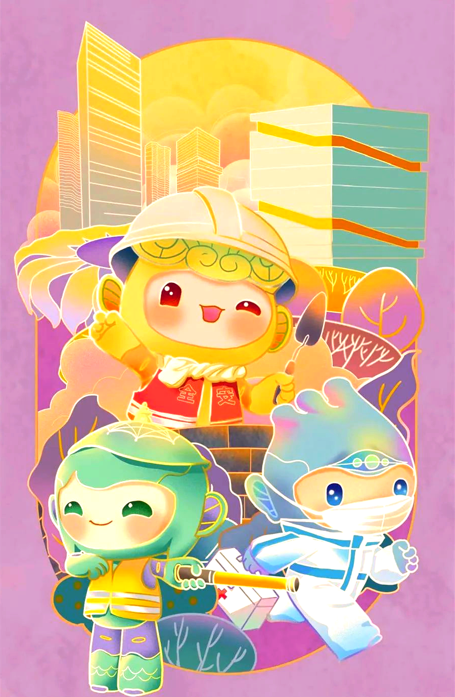 解读杭州亚运会吉祥三宝:宸宸,琮琮与莲莲的文化魅力