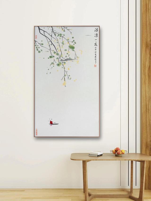 抖音百万粉丝禅意画家墨轩子作品赏析