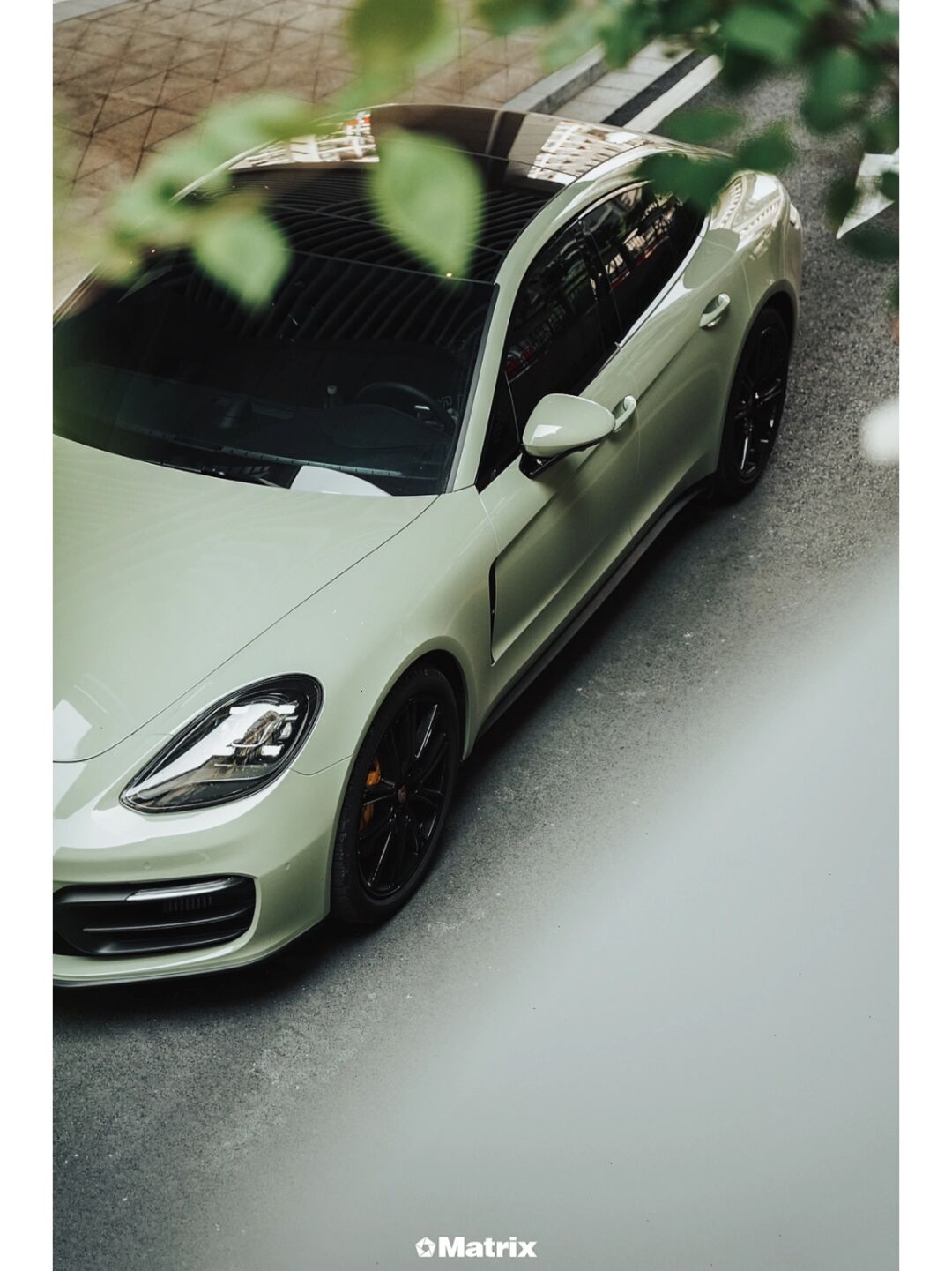 保时捷矩阵matrix改色膜卡其灰轻奢低调大方时尚