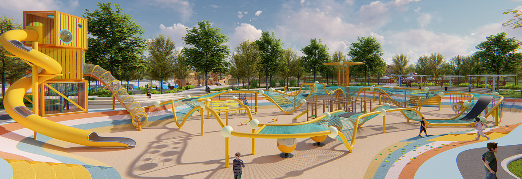 无动力儿童游乐设备可以引导孩子们探索自然和环境