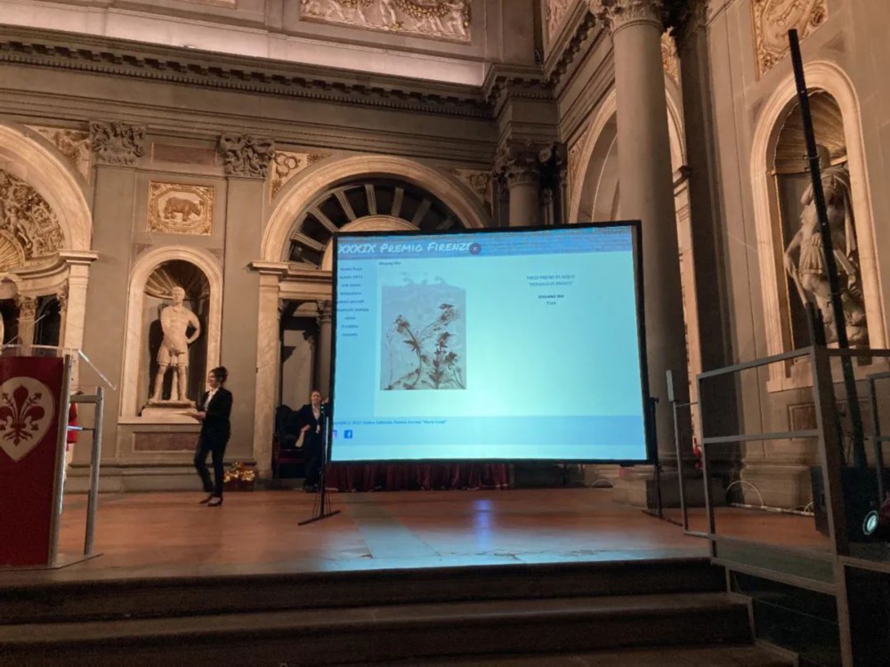 中国青年女画家吴霜获意大利第39届佛罗伦萨文学与艺术奖·绘画奖