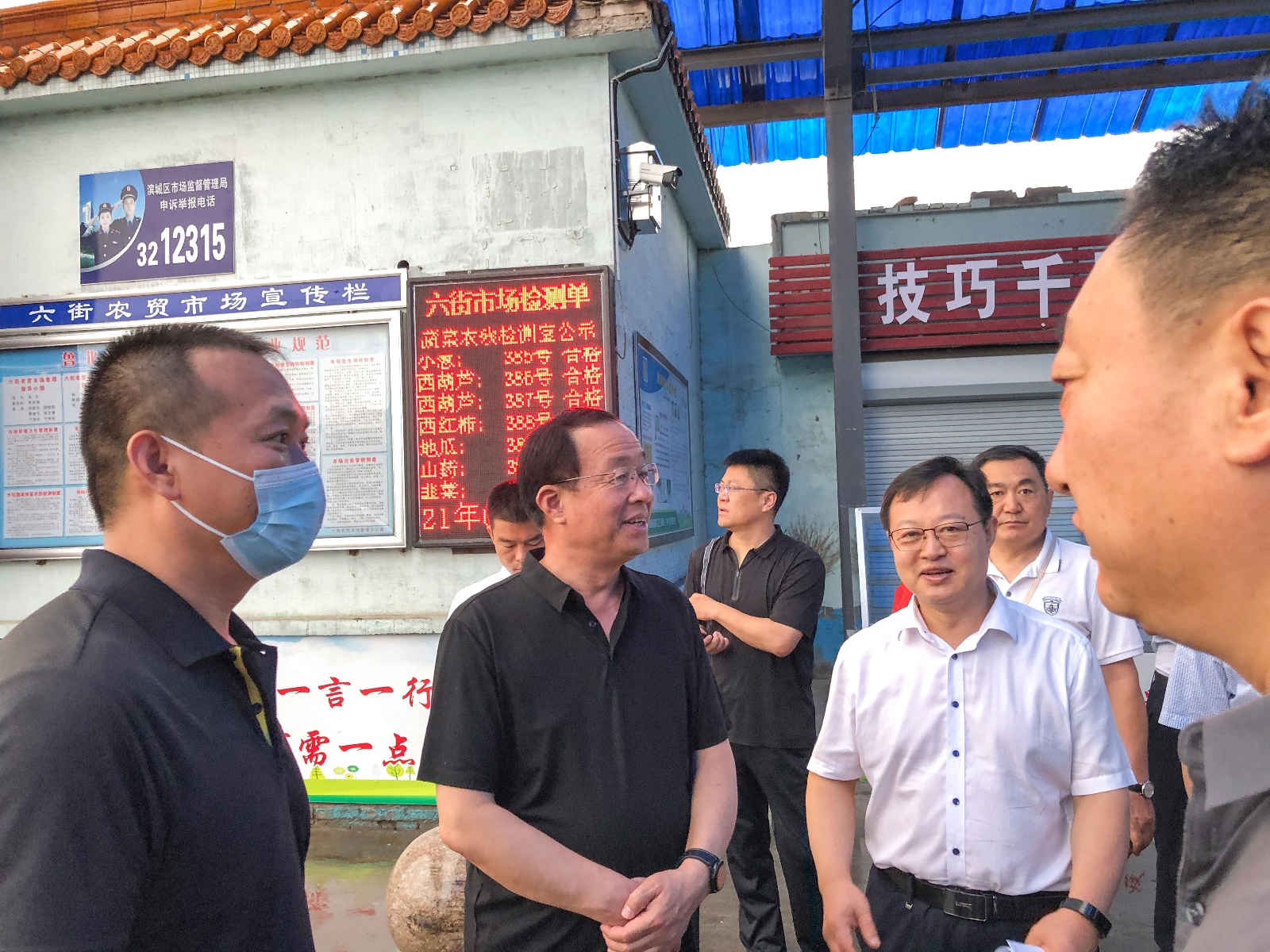 王文禄到滨城区督导全国文明城市创建工作