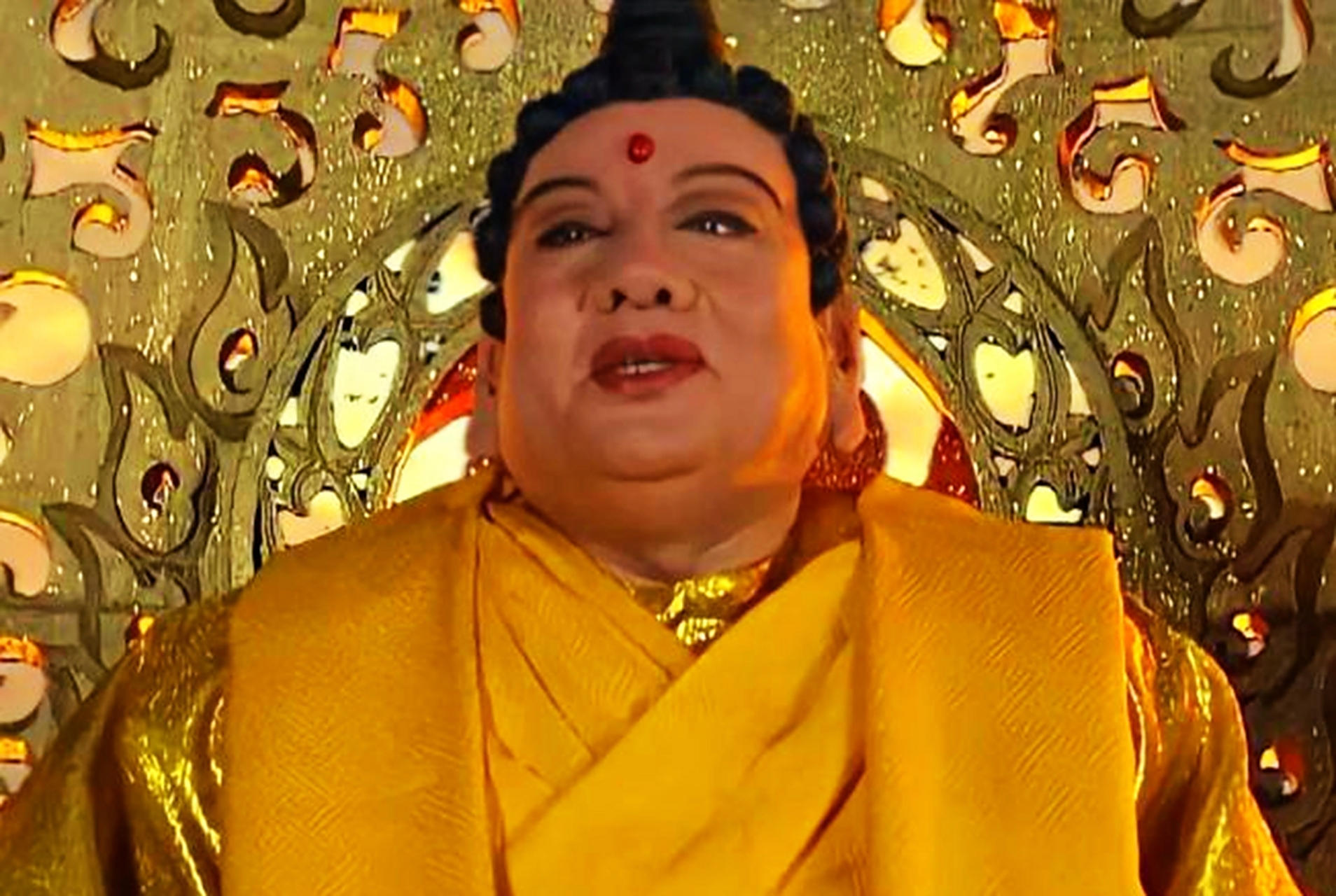 1986年,演员朱龙广在电视剧《西游记》中饰演佛陀一角,精湛的演技和