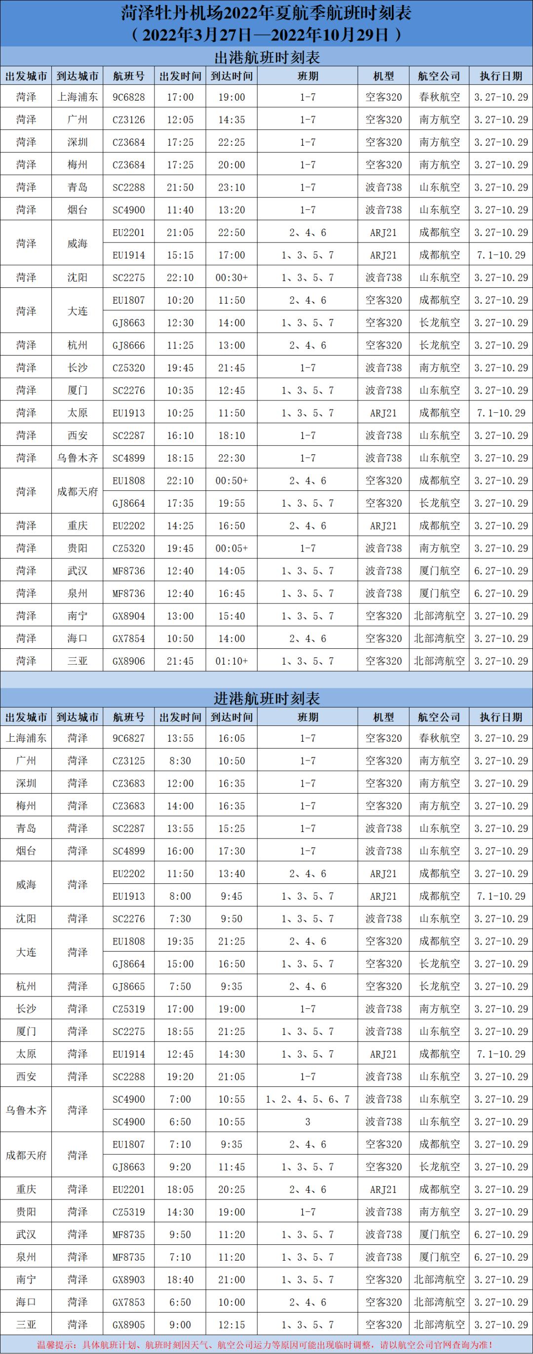 直飞!菏泽牡丹机场将开通一条新航线!