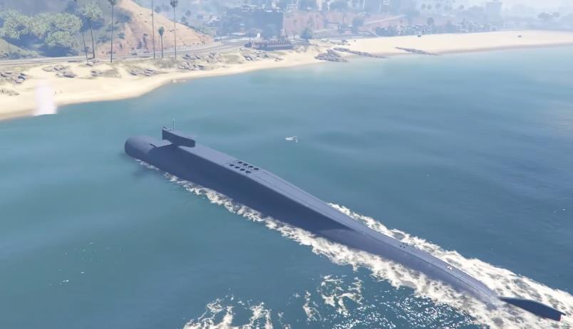 《gta5》当潜艇总部搁浅在岸上会发生什么?这就凉了?