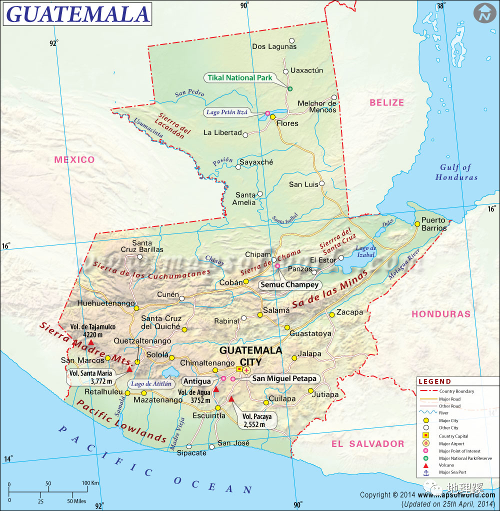 行走地理|跟着台湾省学地理之危地马拉