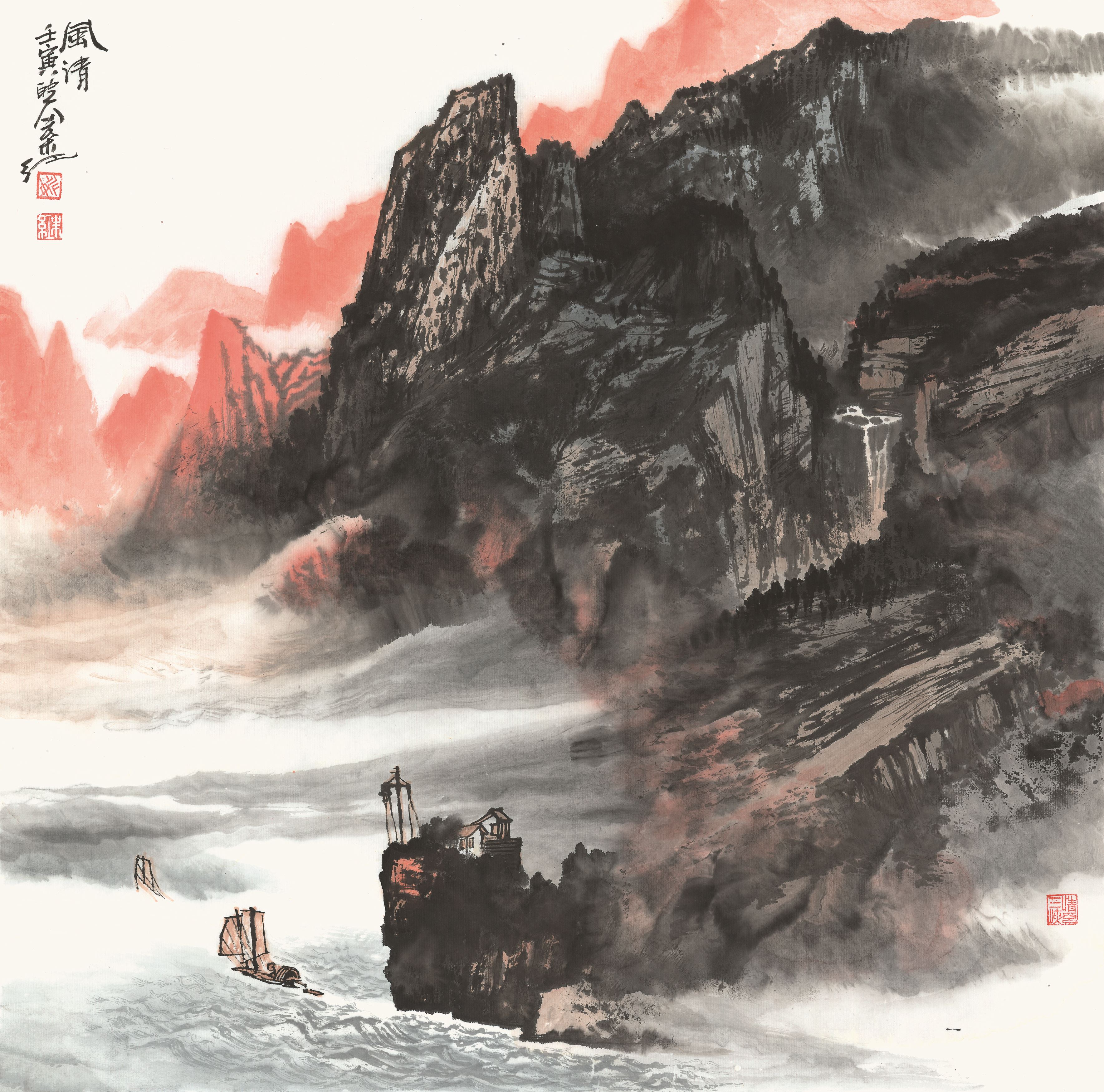 春暖花开书画展参展作品简介|姚叶红《风清》