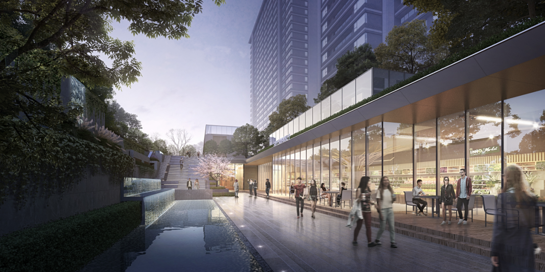 (下沉广场效果图)