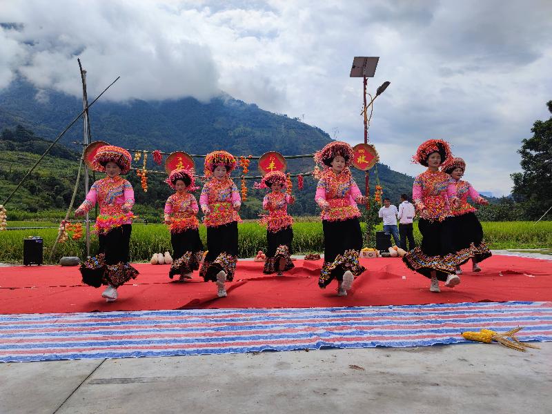 「凉山」德昌县金沙傈僳族乡举办农民丰收节庆祝活动