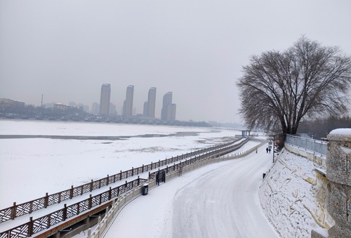 2022年下雪图片真实图片