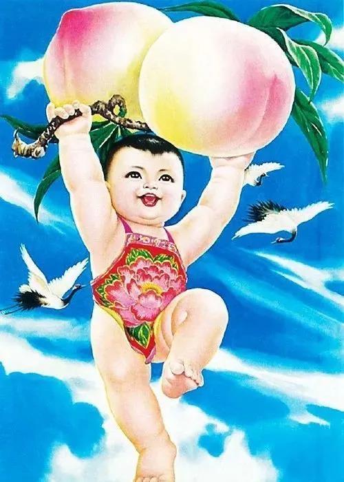 经典胖娃娃年画,惹人爱!
