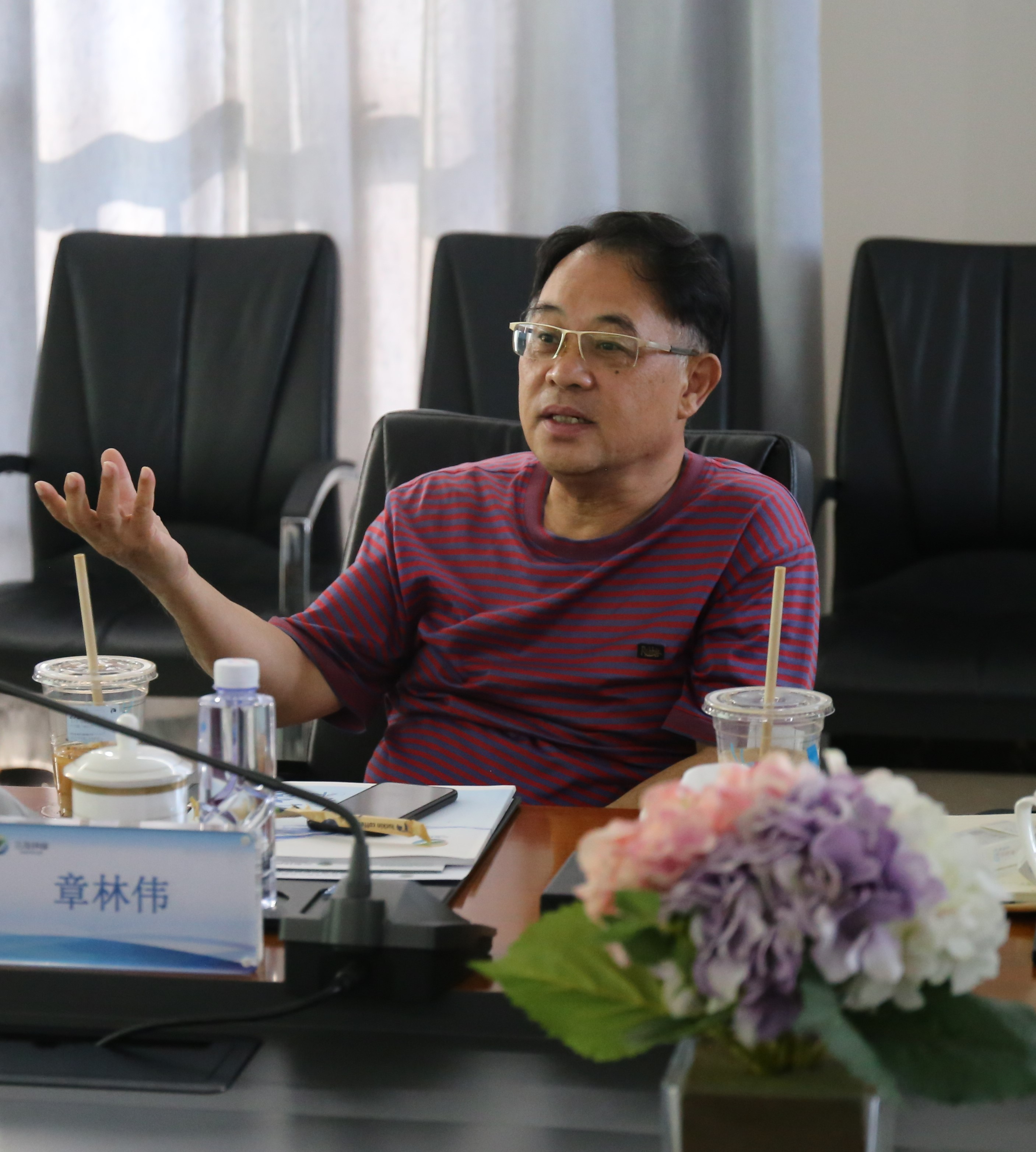 中国水协会长章林伟,同济大学教授戴晓虎等莅临三友环保考察指导