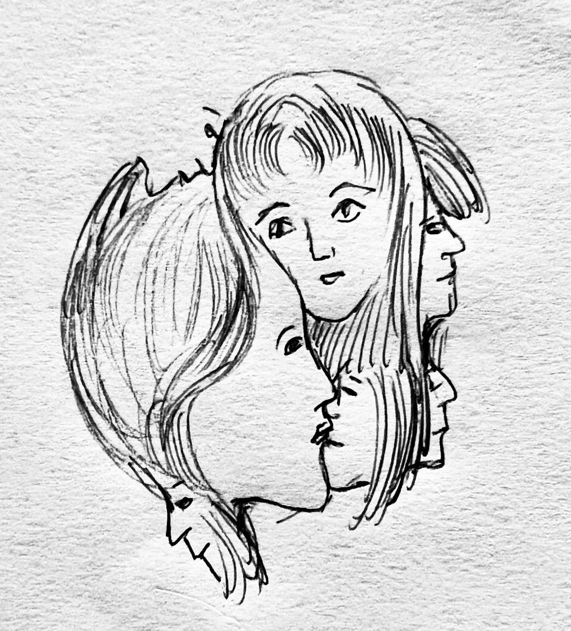 考眼力,图中隐藏几张人脸?