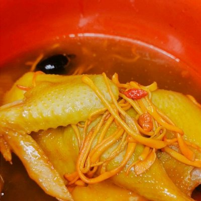 简单美味,虫草花炖鸡汤走起!