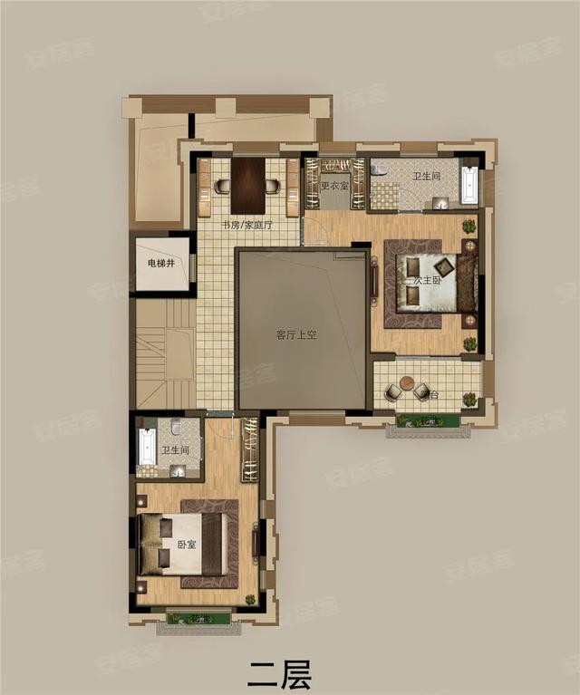 绿地海珀佘山 378平联排别墅