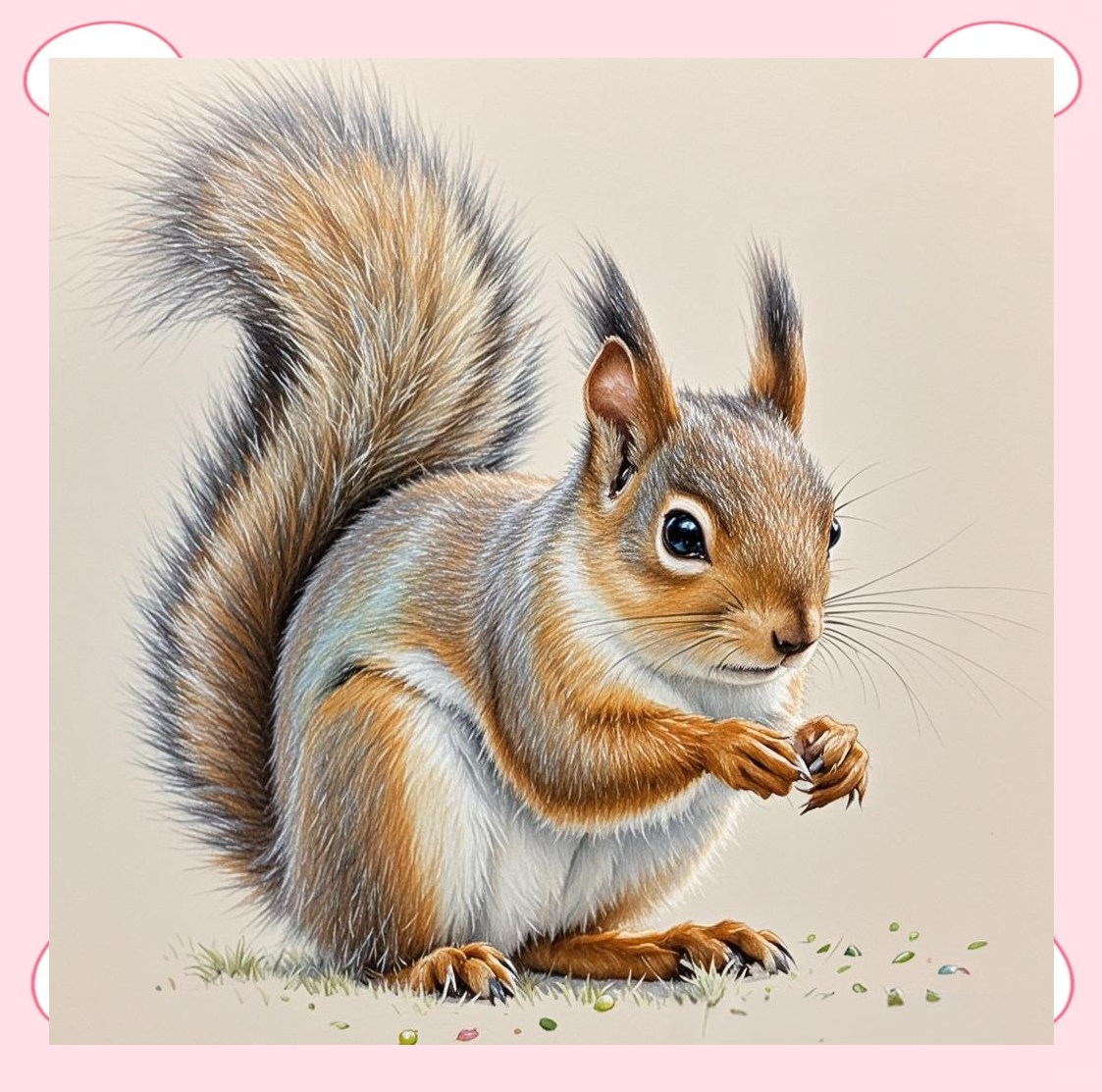 松鼠简笔画绘制指南