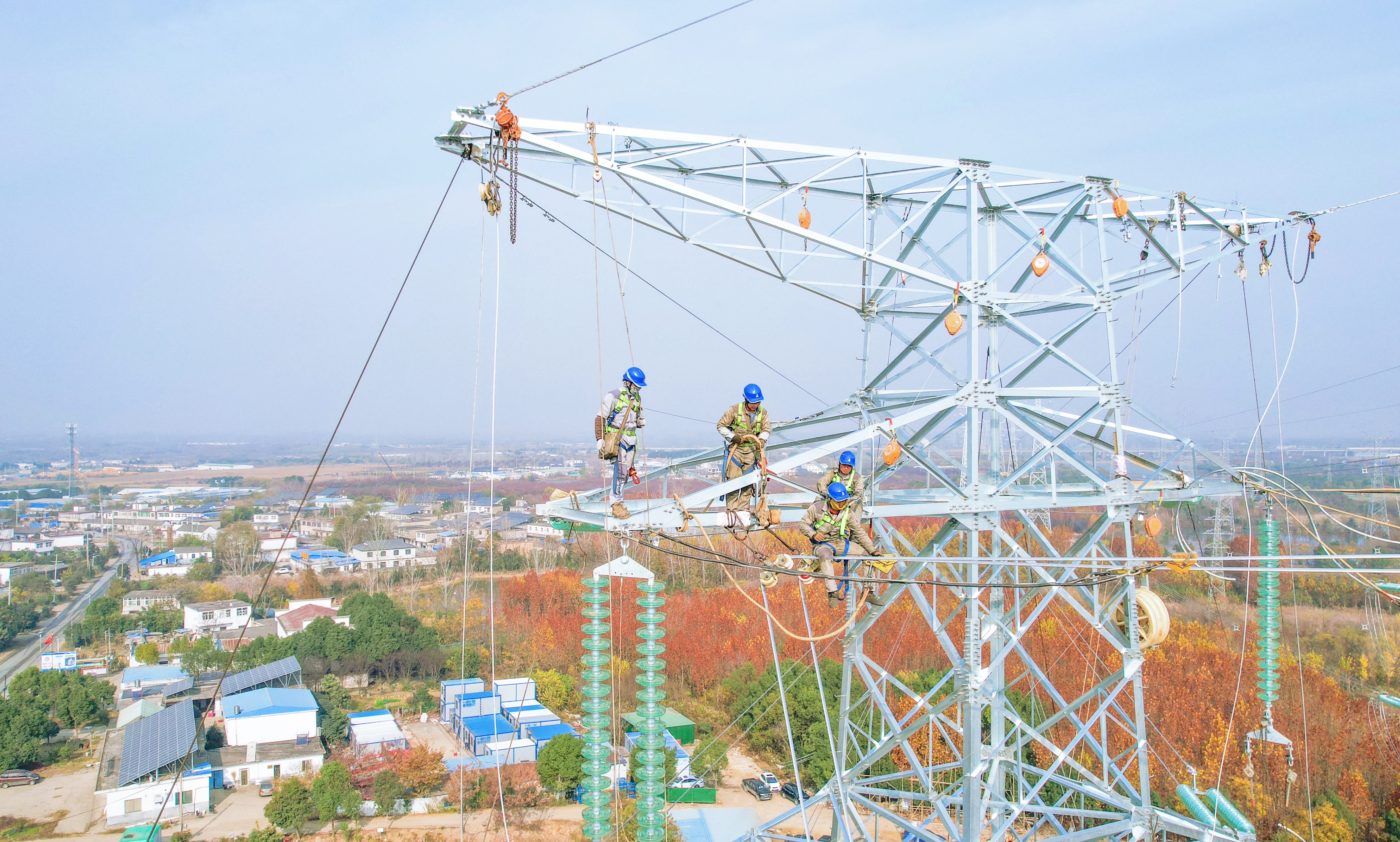 合肥:冲刺电网建设 城市温暖度冬