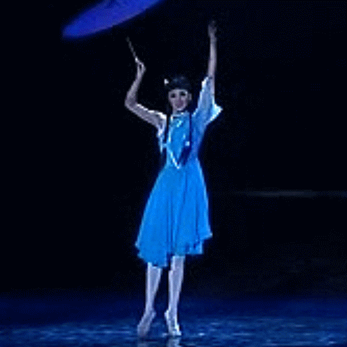 八桃唐诗逸剧目表演 碧雨幽兰>身韵动图