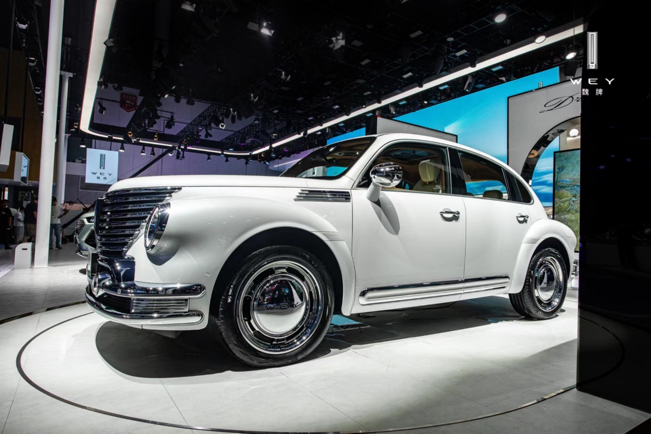 2022成都车展:可爱的复古潮车,量产版魏牌圆梦亮相
