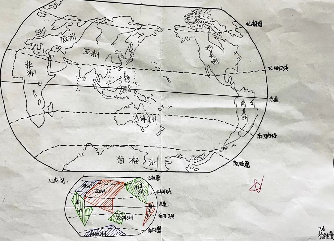 手绘世界地图,展现多元风采