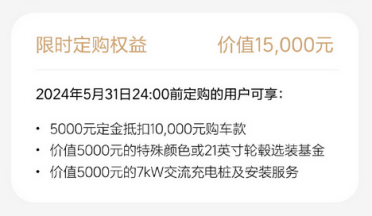 价值15000元！理想L6最新定购权益发布