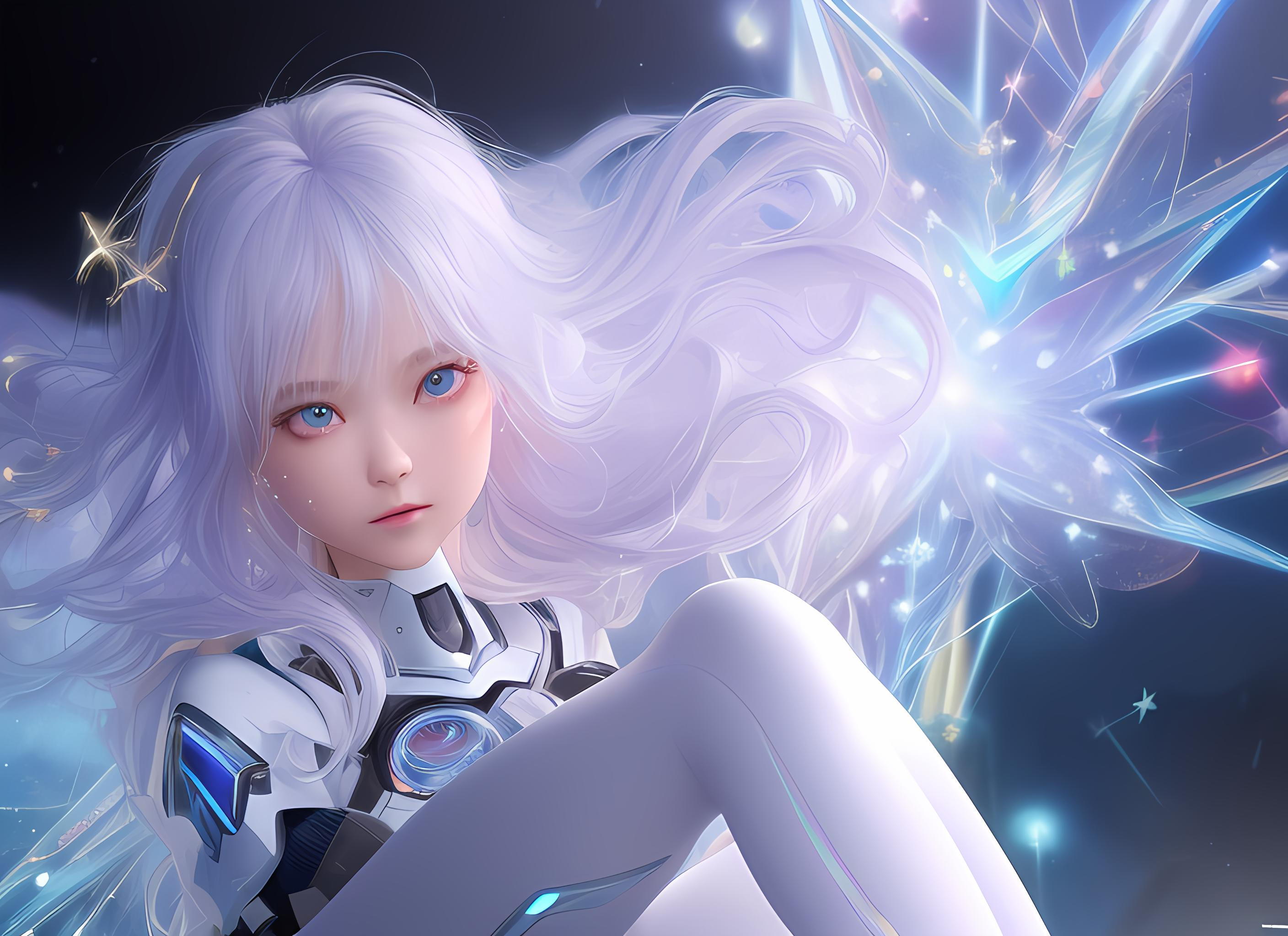银发ai少女合集(可做壁纸)