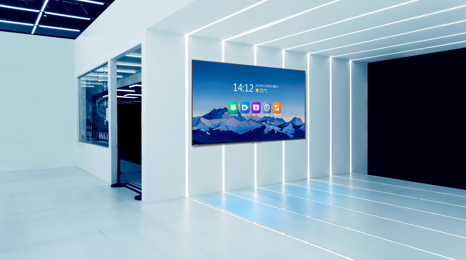 焕新会议室巨幕体验,海信vision hub智慧平板100英寸会议电视上市