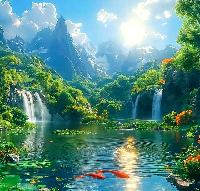 换微信头像:山水画的力量与风水