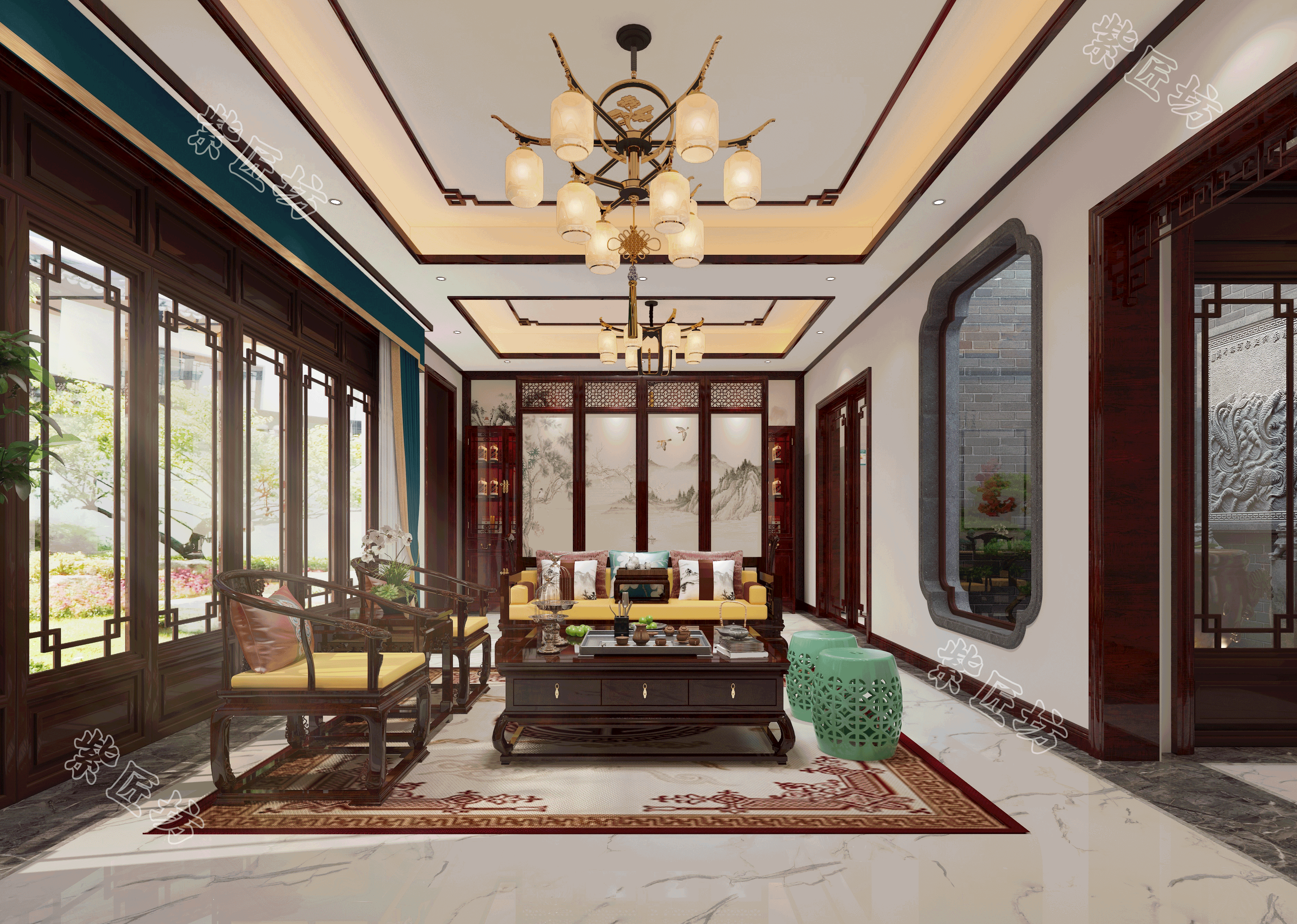 石家庄自建房装修丨四款绝美豪宅客厅设计,惊艳!