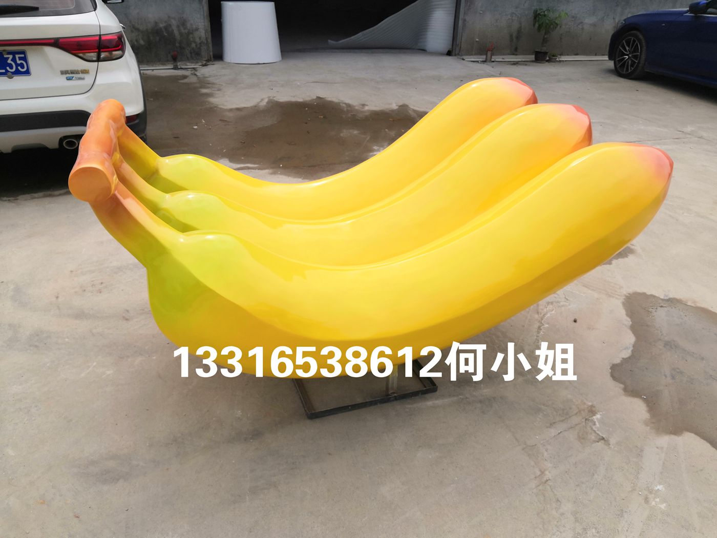 湖南玻璃钢香蕉雕塑 baijiahao.baidu.com