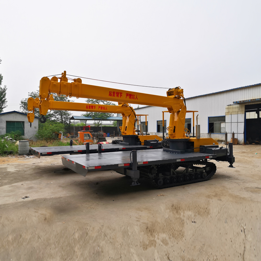 厂家供应履带随车吊 园林背树吊车三轮平板吊车