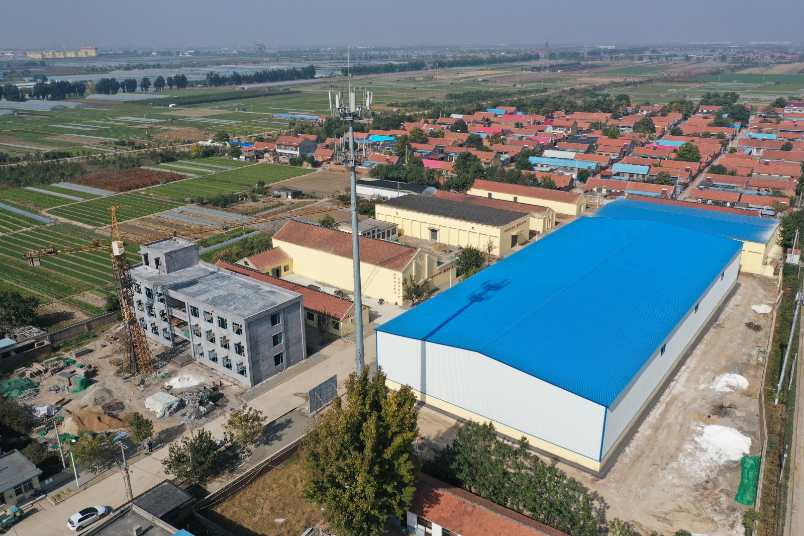寿光市化龙镇225亩闲置土地上"长"出12个项目