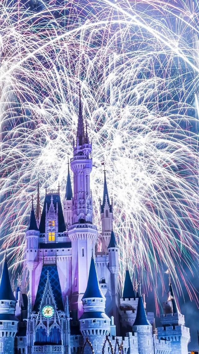 壁纸|心动不已的迪士尼烟花壁纸
