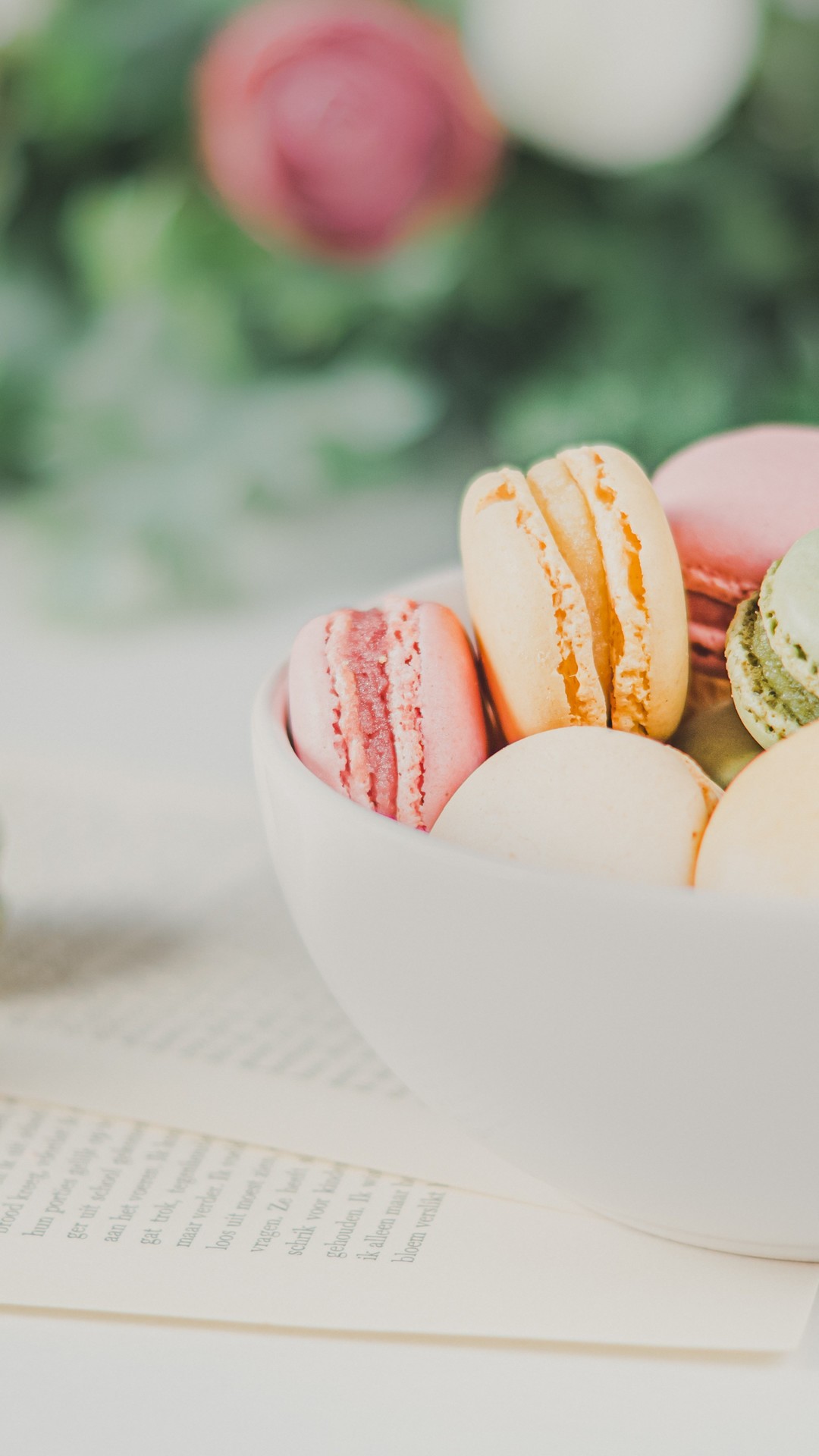 美食壁纸|一些好看的马卡龙色背景图壁纸