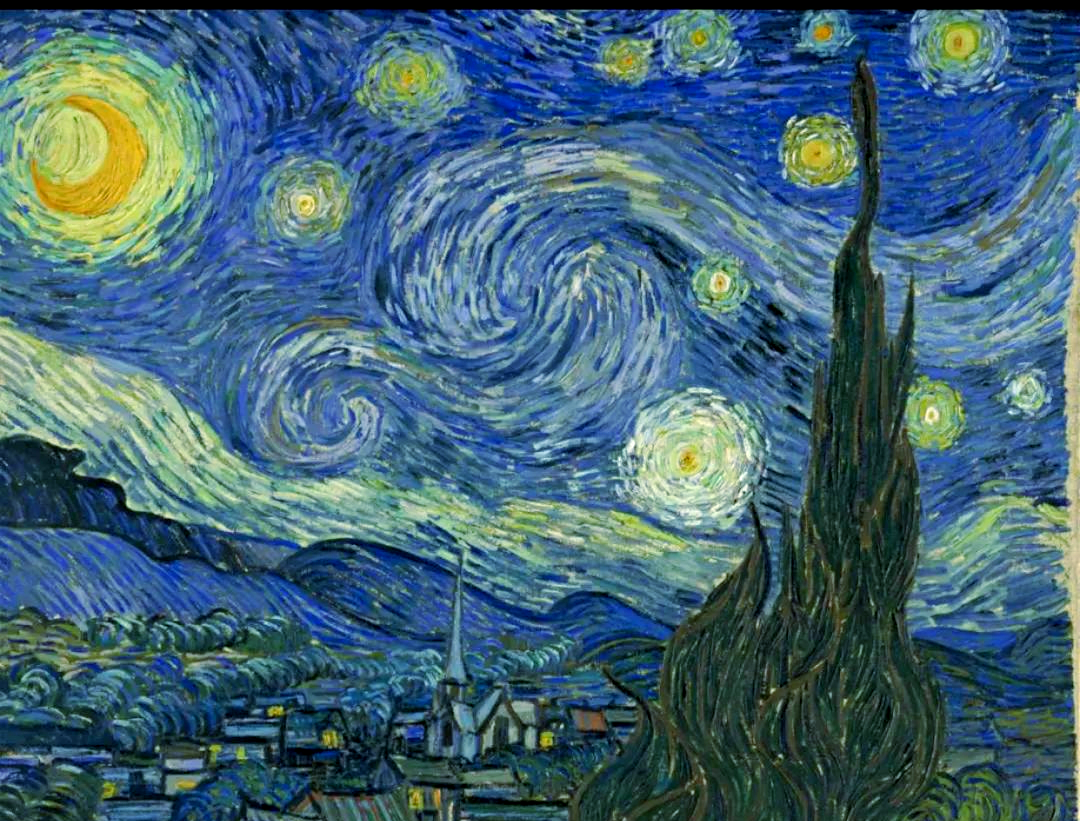 梵高《星夜》引发科学热议:画中漩涡揭示大气湍流,艺术与科学交织探索