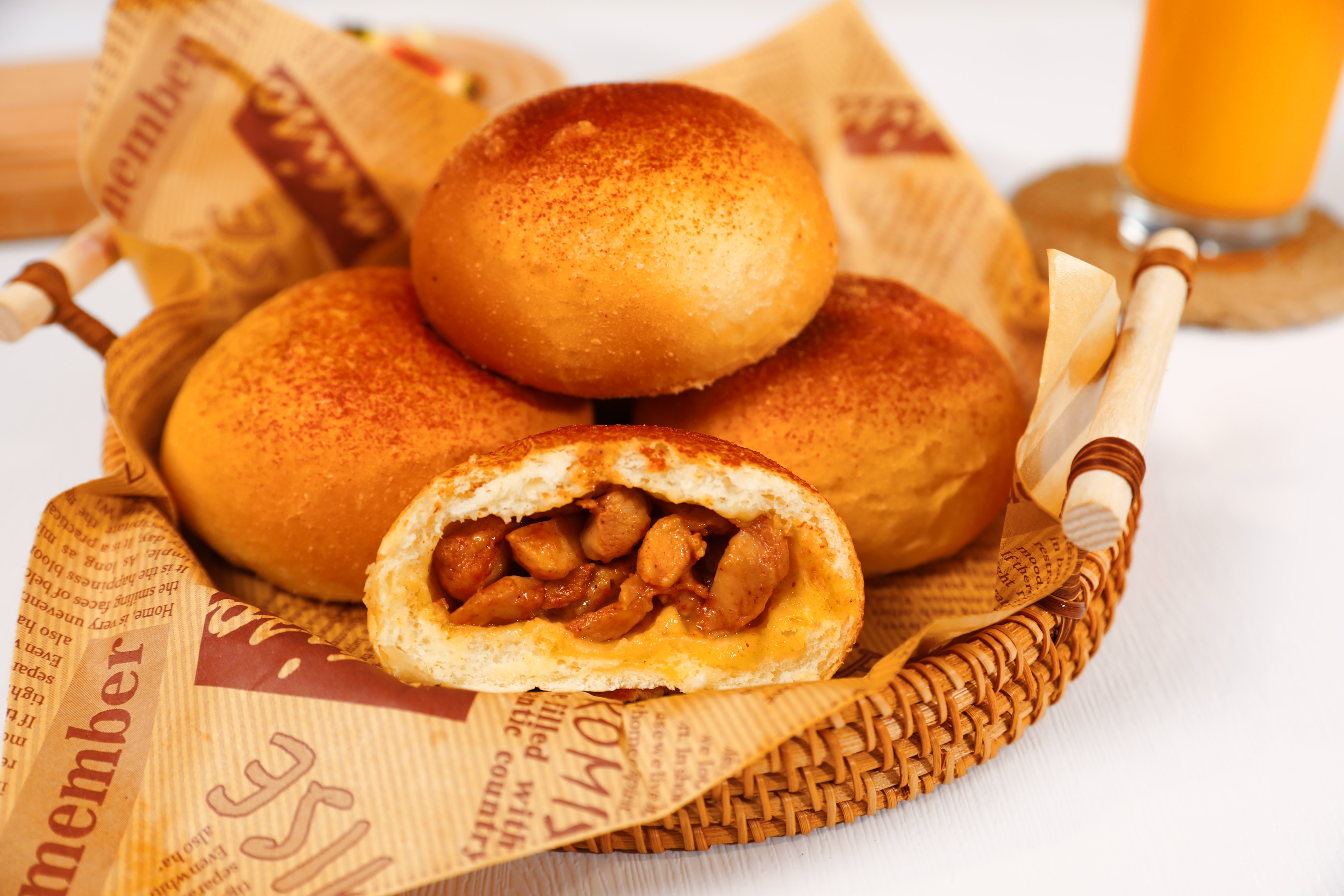 网红奥尔良鸡肉包,年夜饭饭桌上的硬菜