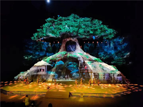 张家界九歌山鬼夜游景区新晋网红打卡点