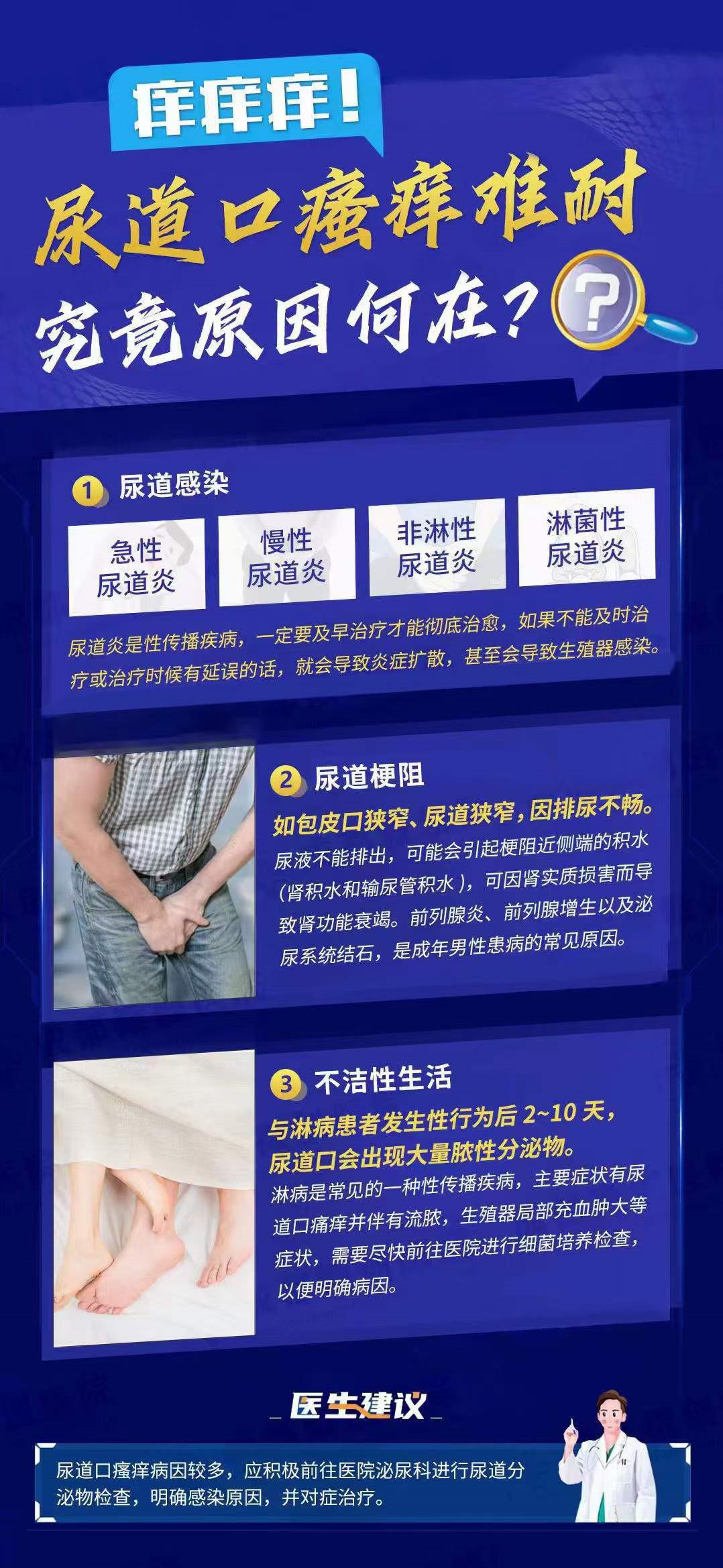 男人尿道口瘙痒难耐是怎么了?