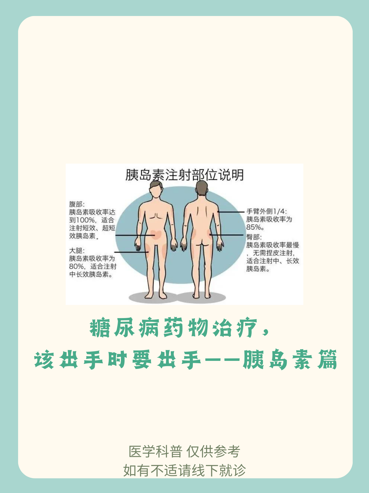 糖尿病药物治疗,该出手时要出手——胰岛素篇