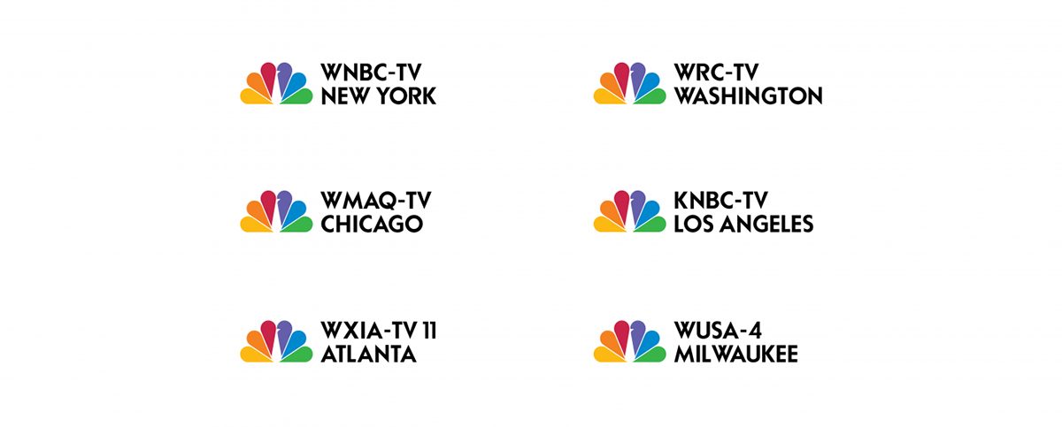 nbc美国国家广播公司品牌logo设计 via:cghnyc