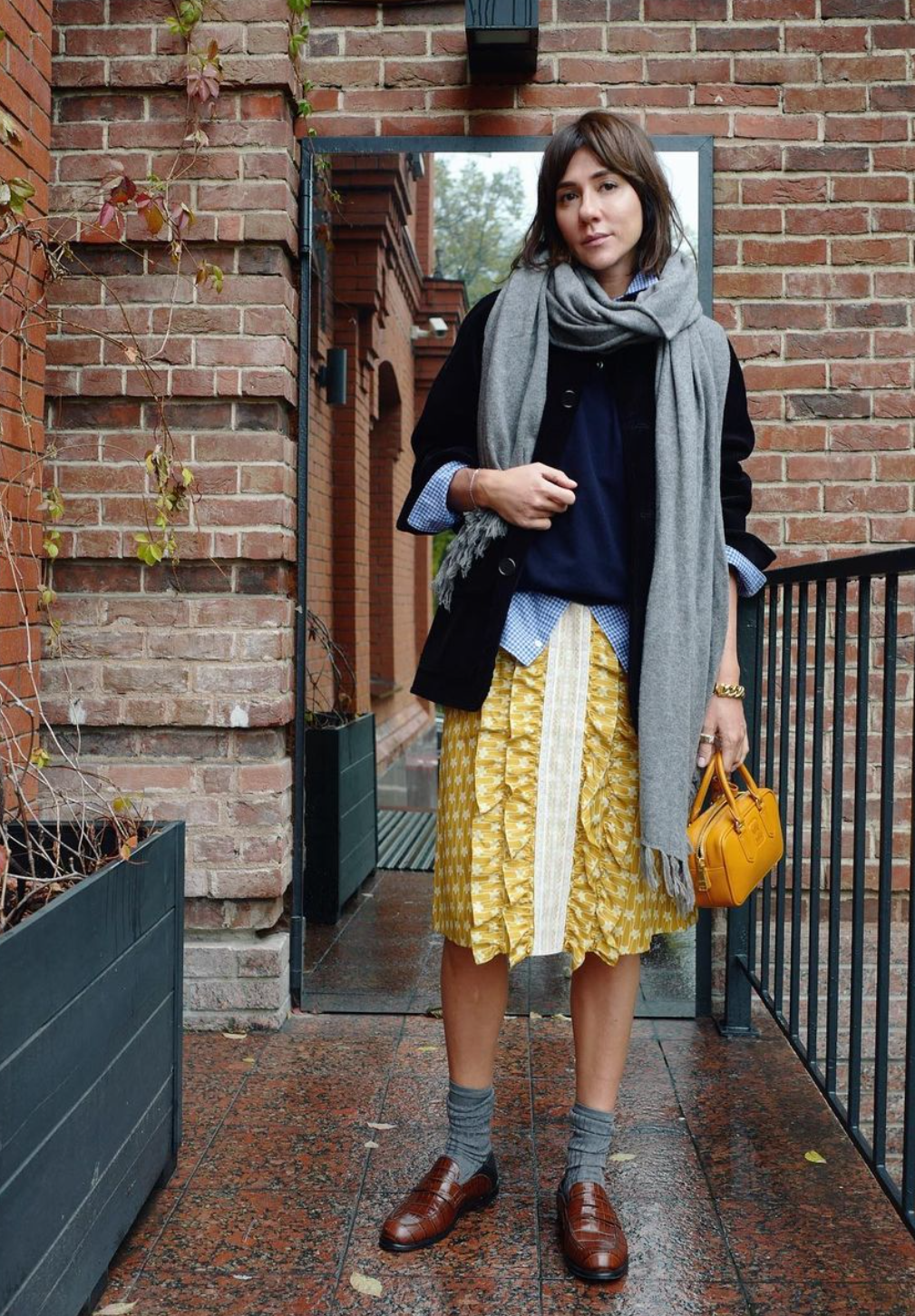 俄罗斯博主irina带着艺术气质的穿搭 喜欢穿短裙的你可以保存很多图