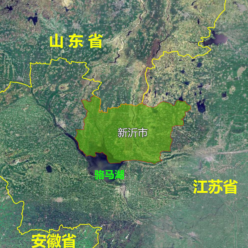 11张地形图,快速了解江苏省徐州各市辖区县市