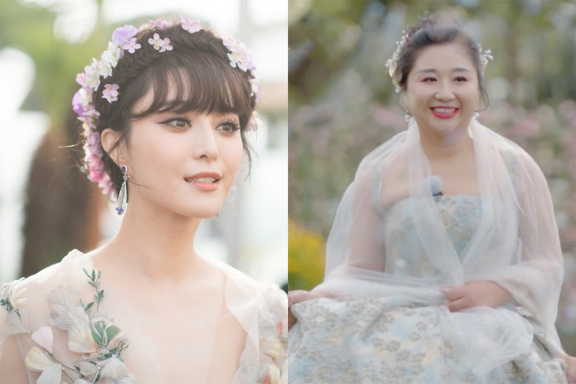 傅首尔婚礼花仙子造型,惊艳程度不输范冰冰!有爱情的女人最美