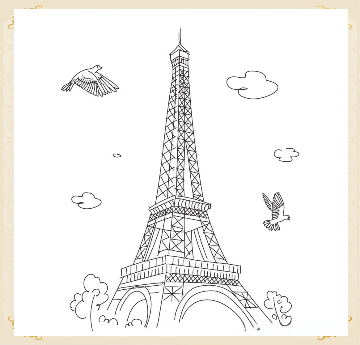 欣赏画师笔下的埃菲尔铁塔:独特魅力与多样艺术,令人拍案叫绝!