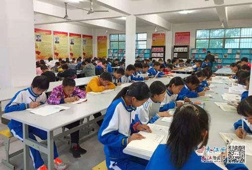 万安县韶口中学开展寒假托管服务助力"双减"