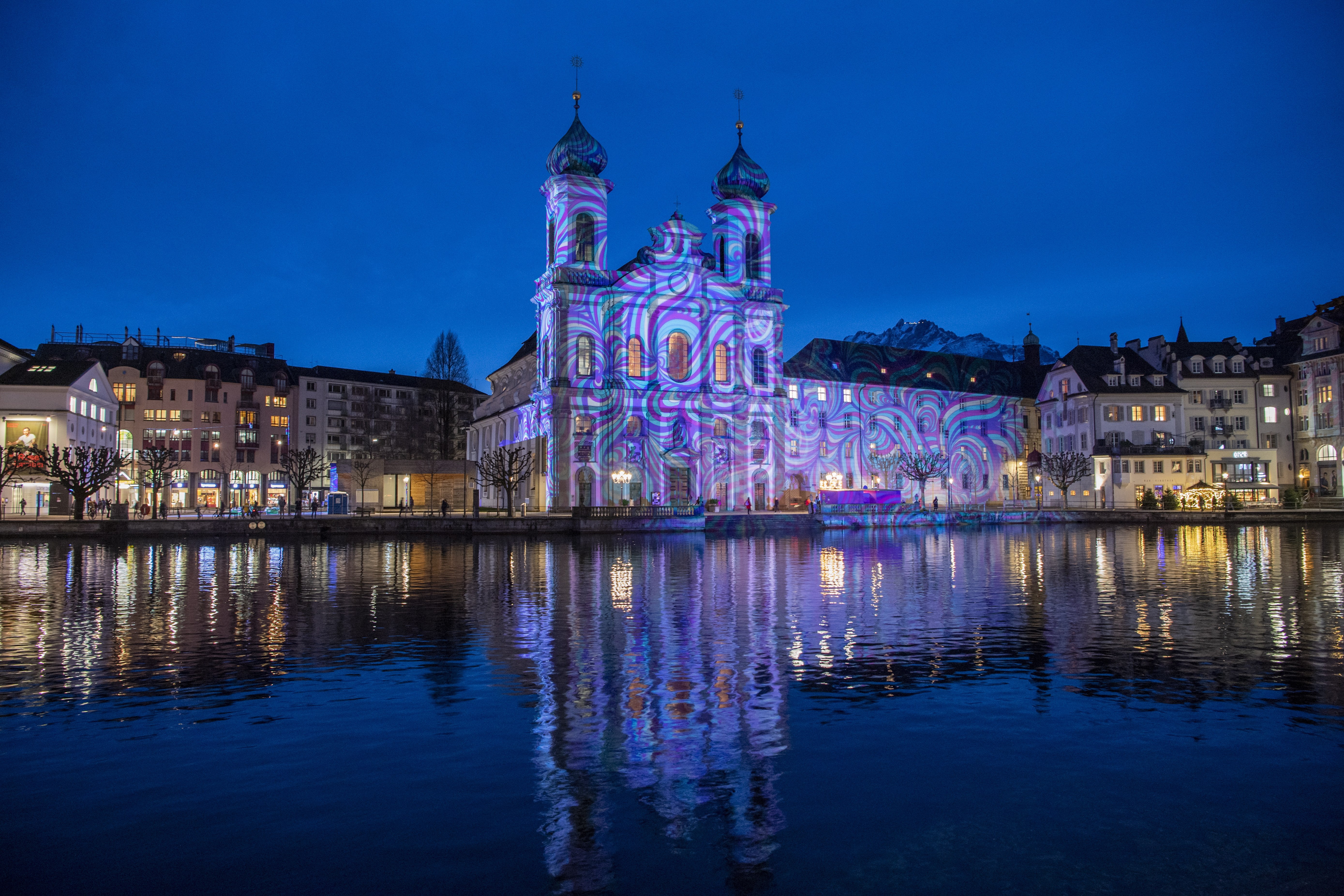 瑞士卢塞恩灯光节