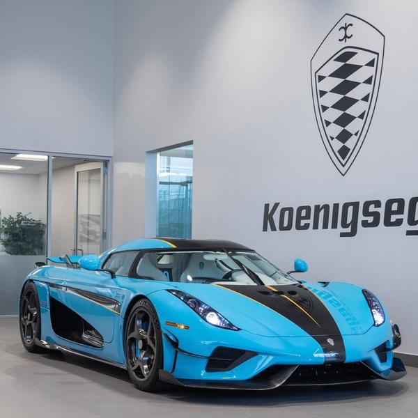 2021 浅蓝色柯尼塞格 regera